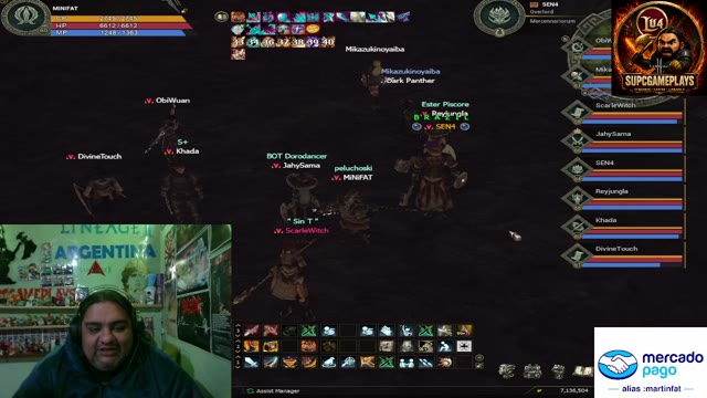 lu4  fat en vivo argentina -mate -maradona