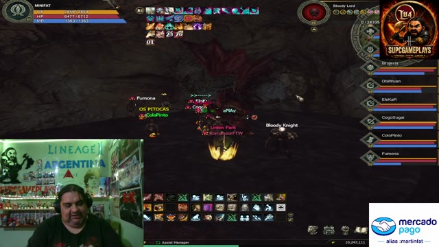 lu4  fat en vivo argentina -mate -maradona