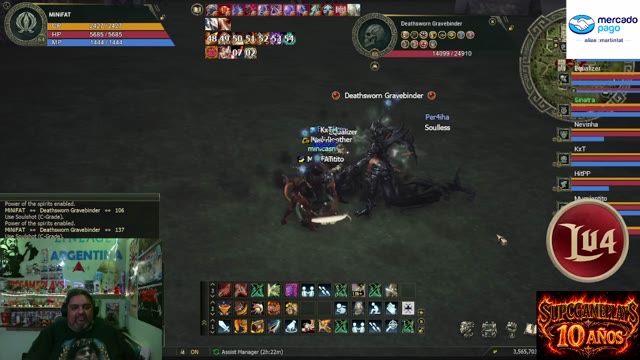 lu4  fat en vivo argentina -mate -maradona